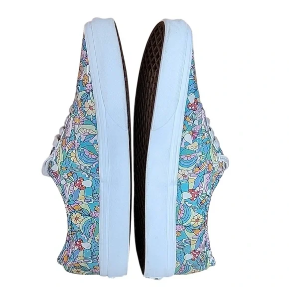 Vans Multicolor Mushroom Floral Sneakers Shoes - Picture 5 of 7